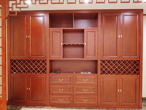 天津中式家居装修之中式酒柜装修效果图