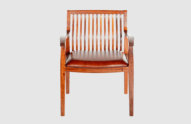 天津中式实木大方椅家具效果图