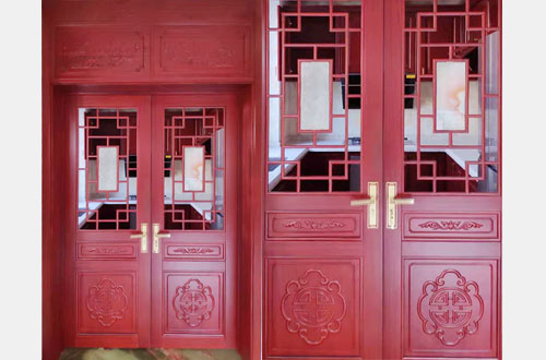 天津仿古门窗隔扇的雕刻艺术展示